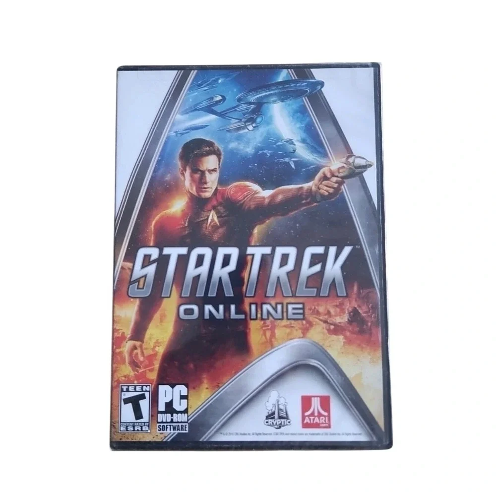 Star Trek Online PC DVD-ROM 2010 Atari Cryptic Studios Sci-Fi‎ Game Teen Kidcore